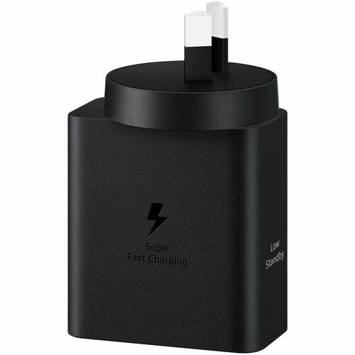 Samsung Duo 50 W AC Adapter - Universal Adapter - 2 USB Type-C - For Smartphone, Tablet - 1.80 m Cable - 120 V AC, 230 V A