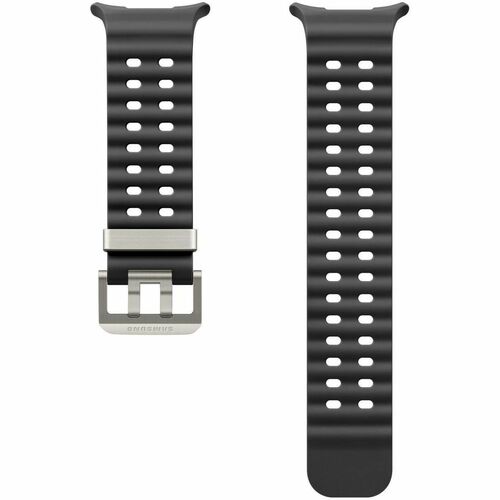 Samsung ET-SNL70 Adjustable Smartwatch Band - Buckle Attachment - 34 mm Height Length - Dark Grey - Hydrogenated Nitrile B