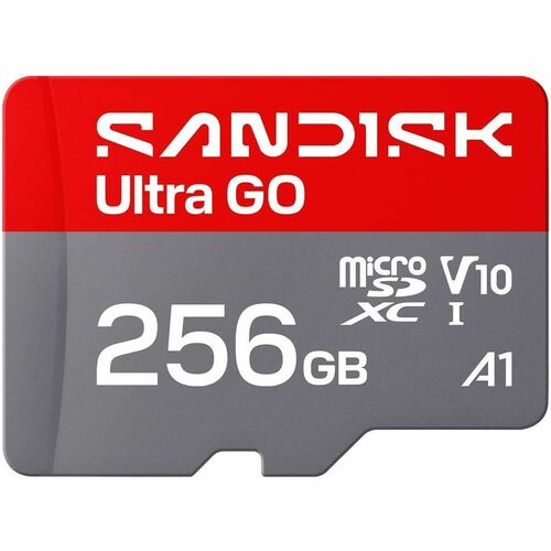 SanDisk 256 GB Class 10/UHS-I (U1) microSDXC - 190 MB/s Read