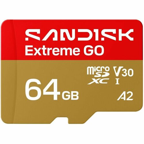 SanDisk 64 GB Class 10/UHS-I (U3) V30 microSDXC - 170 MB/s Read