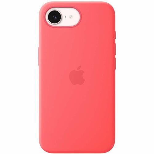 Apple Case for iPhone 17e Smartphone - Bright Guava - Soft-touch, Silky - Scratch Resistant, Drop Resistant - Silicone, Mi