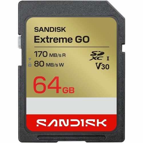 SanDisk 64 GB Class 10/UHS-I (U3) V30 SDXC