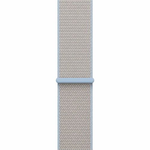 Apple Adjustable Smartwatch Band - One Size - Hook & Loop Attachment - Mist Blue - Nylon, Nylon Weave, Polyester