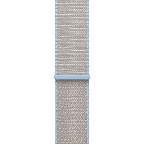 Apple Adjustable Smartwatch Band - One Size - Hook & Loop Attachment - Mist Blue - Nylon, Nylon Weave, Polyester