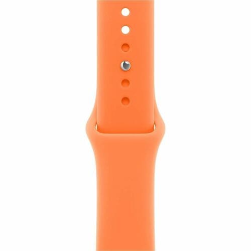 Apple Adjustable Smartwatch Band - Small (S)/Medium (M) - Pin-and-tuck Attachment - Clementine - Fluoroelastomer