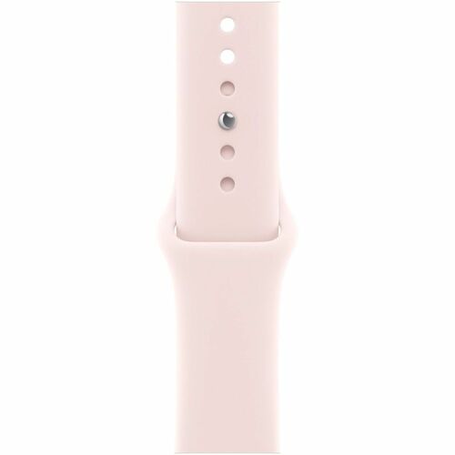 Apple Einstellbar Smartwatch-Band - Medium (M)/Large (L) - Pin & Tuck Aufsatz - Pink - Fluorelastomer