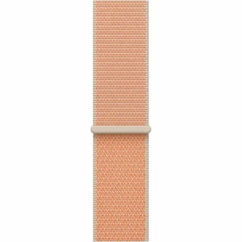 Apple Einstellbar Smartwatch-Band - Einheitsgröße - Haken & Öse Aufsatz - Cantaloupe - Nylon, Nylongewebe, Polyester, Elas