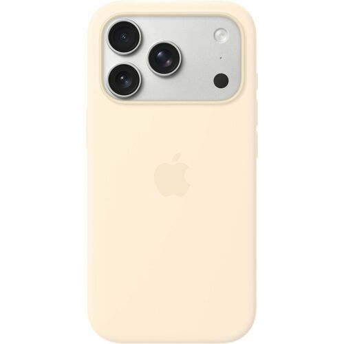 Apple Case for iPhone 17 Pro Smartphone - Vanilla - Soft-touch, Silky - Scratch Resistant, Drop Resistant - Silicone, Micr