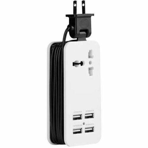Naceb Reglata De Conexión - 4 X Usb, 1 X Alimentación Ca - 1.50m Cordón - 1.50kw