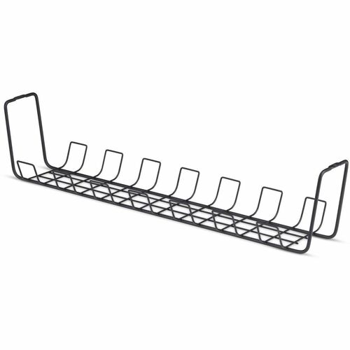 StarTech.com Vassoio Porta Cavi Sotto Scrivania da 61 cm, Canalina in Metallo tipo Cestello per Multipresa, Installazione 