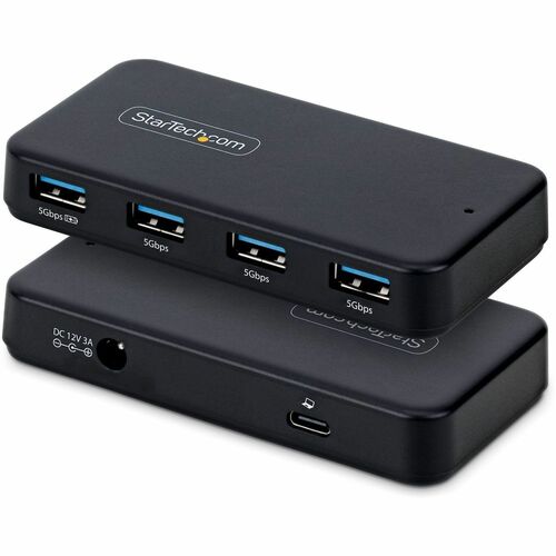 StarTech.com USB Hub - USB 3.2 (Gen 1) Type C - 640 MB/s - Flash Drive - Desktop - Black - 5 Total USB Port(s) - PC