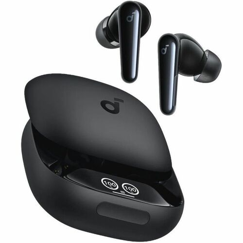 Auricolare soundcore Liberty 4 Pro True Wireless Earbud Stereo - Nero lucido - Binaural - In-ear - 1000 cm - Bluetooth - 1