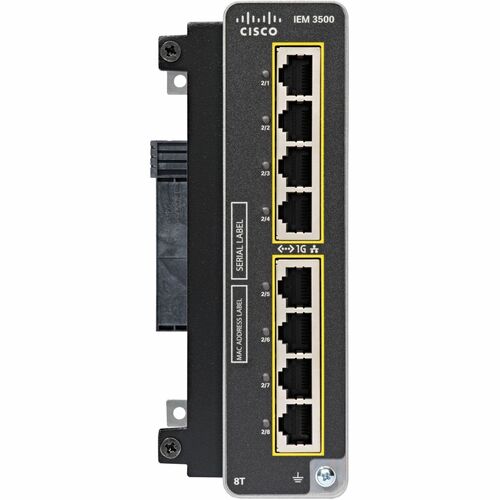 Cisco Expansion Module - 8 x RJ-45 1000Base-T LAN - 1 - For Data Networking - Twisted PairGigabit Ethernet - 10/100/1000Ba