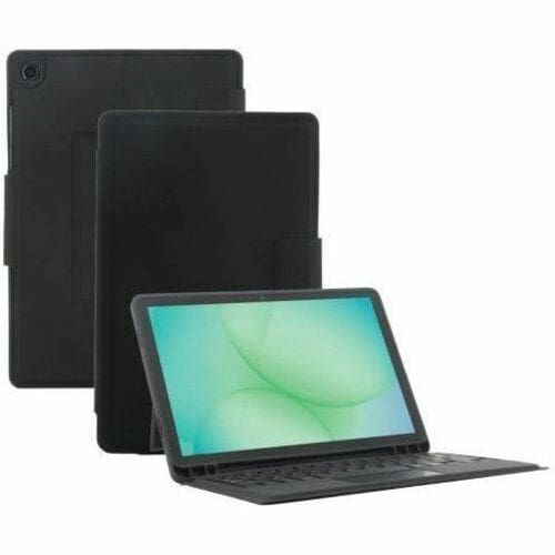 MOBILIS C2 Keyboard/Cover Case (Folio) for 27.9 cm (11") Samsung Galaxy Tab A11+, Galaxy Tab A9+ Tablet - Black - Drop Res