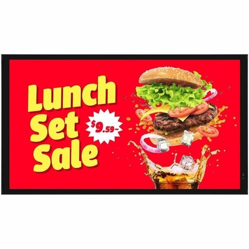 LG 49XE4P-B 1244.60 mm LCD Digital Signage Display - 24 Hours/7 Days Operation - In-plane Switching (IPS-M+) Technology - 
