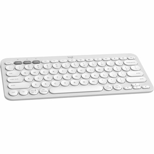 罗技PEBBLE KEYS 2 K390无线键盘 白色