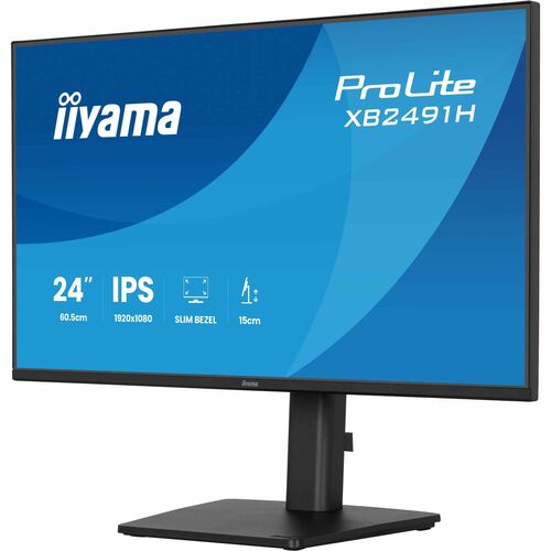 iiyama ProLite XB2491H-B1 24 Zoll Klasse Full HD LED-Monitor - 16:9 Format - Mattschwarz - 60,5 cm (23,8 Zoll) Viewable - 