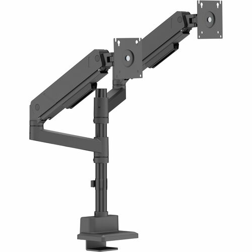 ORIGIN Desk Mount for Monitor, Display - Black - Height Adjustable - 2 Display(s) Supported - 17" (43.18 cm) to 35" (88.90