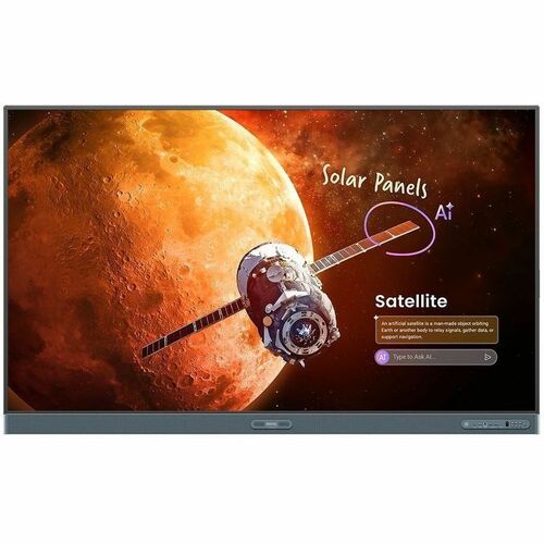 BenQ Board Pro RP8605 2184.40 mm 4K UHD LCD Collaboration Display - ARM Cortex A78 + A55 - 16 GB - High Precision Infrared