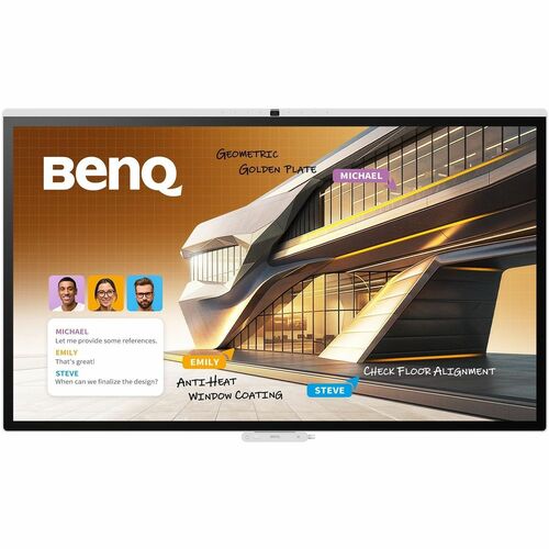 BenQ Board CP7505 1905 mm 4K UHD LCD Collaboration Display - ARM Cortex A78 + A55 - 16 GB - Projected Capacitive - Touchsc