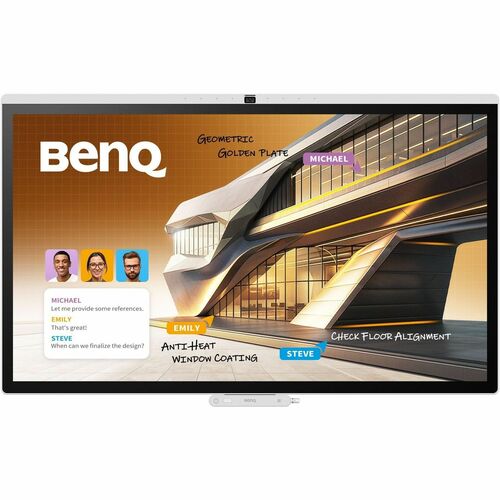 BenQ Board CP5505 1397 mm 4K UHD LCD Collaboration Display - ARM Cortex A78 + A55 - 16 GB - Projected Capacitive - Touchsc