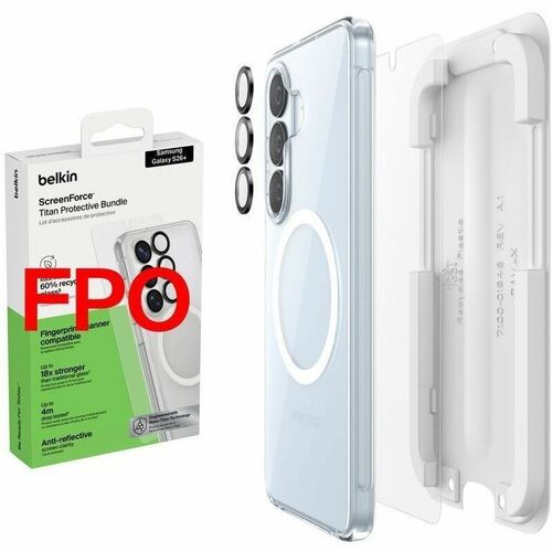 Belkin SCREENFORCE Hülle für Samsung Smartphone - Durchsichtig - Sturzsicher, Stoßdämfpend, Wärmefest, Vergilbungsbeständi