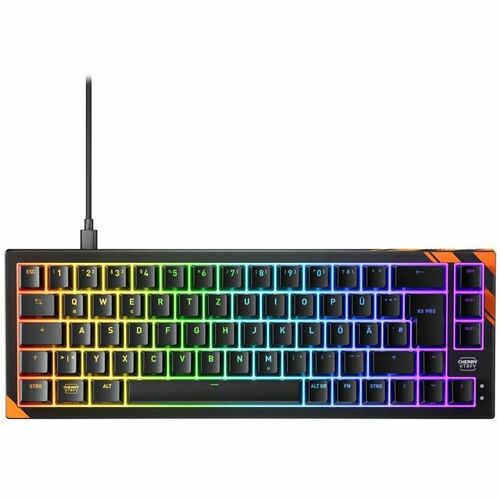 XTRFY K5 Pro Gaming Keyboard - Compact - French - White - Magnetic/Mechanical Keyswitch - PC