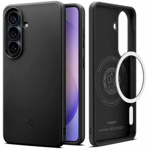 Spigen Thin Fit Case for Samsung Galaxy S26+ Smartphone - Black - Scratch Resistant, Impact Absorbing, Impact Resistant, S