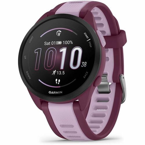 Garmin Forerunner Smartwatch - Berry, Lilac Colore della struttura - Silicone Band Material - LAN wireless - Pulsossimetro