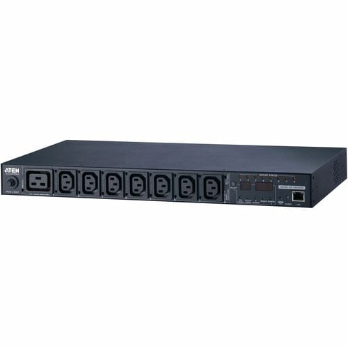 ATEN eco PDU PE8208G PDU - Monitored - IEC 60320 C20 - 7 x IEC 60320 C13, 1 x IEC 60320 C19 - 16 A - 120 V AC, 230 V AC In