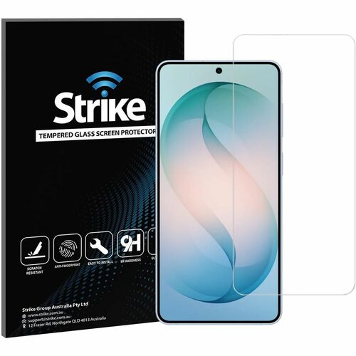 Strike Tempered Glass Screen Protector for Samsung Galaxy S26+ - For AMOLED Smartphone - Scratch Resistant, Fingerprint Re