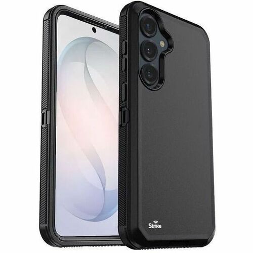 Strike Rugged Case for Samsung Galaxy S26 (Black) - For Samsung Galaxy S26 Smartphone - Black - Drop Resistant, Shock Resi