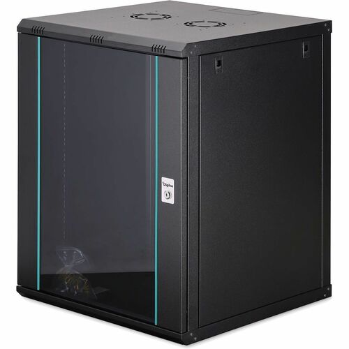 Digitus Dynamic-N 16U Wandmontierbar Geschlossener Schrank Rackschrank für Networking, Server - Hellgrau - Stahl, Glas, Bl