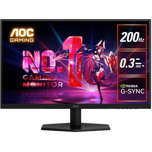 AOC 27IN 27G42E FHD 1920X1080 180HZ 1MS IPS 16:9 W-LED GAMING MONITOR HDMI/DP EARPHONE IN TILT VESA100X100 3 YEARS WARRANTY
