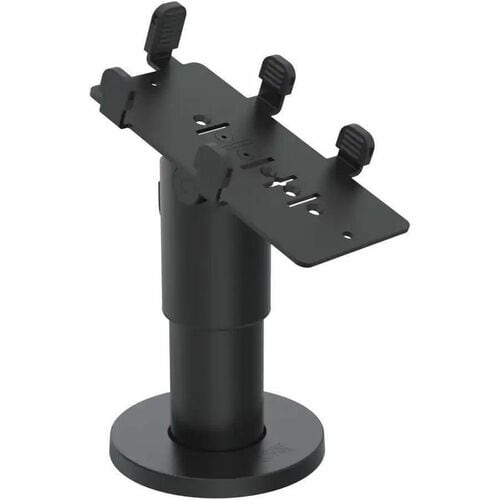 SpacePole DuraTilt Desk Mount for Payment Terminal - Black - Metal - 1 / Box