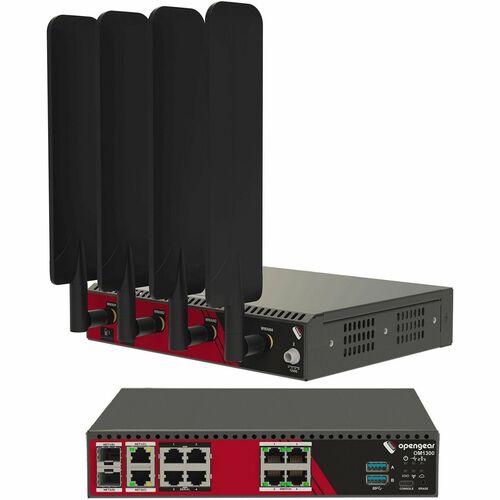 Périphérique de serveur Opengear OM1304-4E-C - 3,91 Go - LPDDR4 SDRAM - Paire torsadée, Fibre Optique - 2 Total d'emplacem