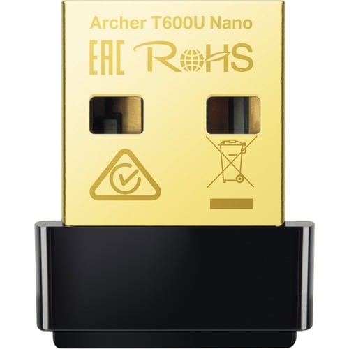 TP-Link Archer IEEE 802.11ac Wi-Fi Adapter - USB - 600 Mbit/s - 2.40 GHz ISM - 5 GHz UNII - External