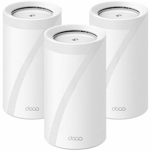 TP-Link Deco BE85 Wi-Fi 7 IEEE 802.11 a/b/g/n/ac/ax/be Ethernet Wireless Router - Tri Band - 2.40 GHz ISM Band - 6 GHz UNI