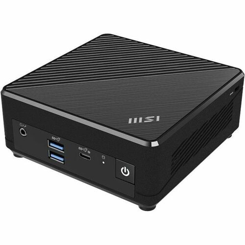 MSI Cubi N ADL CUBI N ADL-009AU Desktop Computer - Intel N-Series N100 - 4 GB - 128 GB SSD - Mini PC - Black - Intel Chip 