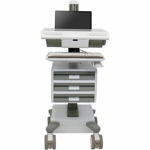 Chariot Informatique Médical Ergotron Mosaic3-Tiers - Conforme aux normes TAA