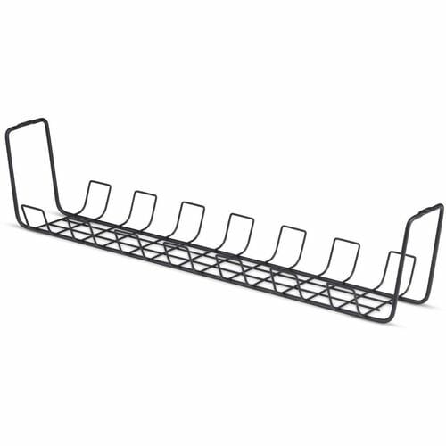 StarTech.com Cable Routing - Black - 1 - TAA Compliant - Cable Management Tray - 614.7 mm Length - Steel, Metal