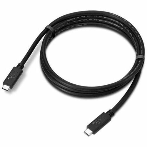 Lenovo 1,50 m USB-C Datentransferkabel - Cable for Monitor - 20 Gbit/s - Unterstützt bis zu7680 x 4320 - Schwarz