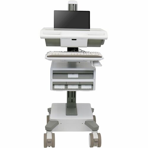 Ergotron Mosaic Laptop Trolley - 2-Tiers - 4 Drawer (1x3)
