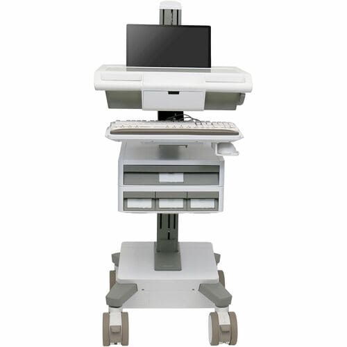 Ergotron Mosaic Laptop-Wagen - 2-Tiers - 4 Schubfach (1x3)