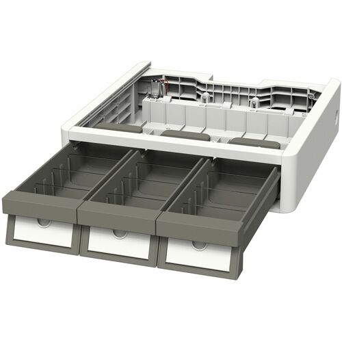 Ergotron Schublade - TAA-konform - Klein - 340,2 g Belastbarkeit - 3 - Herausnehmbar, Tastensperre, Schubladentrennwand