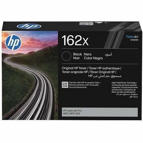 HP 162X Original High Yield Laser Toner Cartridge - Black - 1 Pack - 10000 Pages