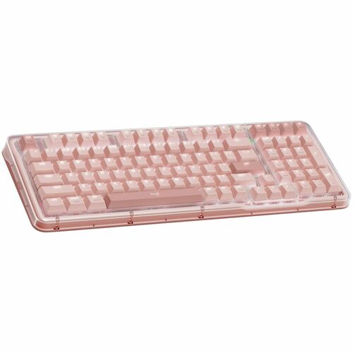 Logitech K98S Plus 键盘 - 袖珍的 - 有线/无线 连接 - A 型 USB 接口 - 英文（美国） - QWERTY 布局 - 机械 按键开关 - Bluetooth/RF - 10 m - 2.40 GHz - 97 K