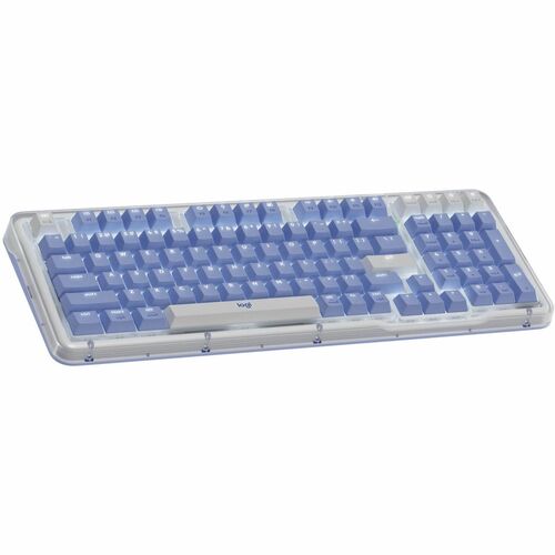 Logitech K98M Plus 键盘 - 袖珍的 - 有线/无线 连接 - A 型 USB 接口 - 英文（美国） - QWERTY 布局 - 机械 按键开关 - Bluetooth/RF - 10 m - 2.40 GHz - 97 K