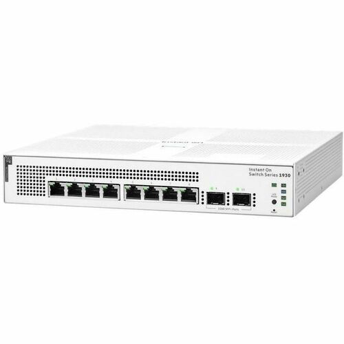 HPE Instant On 1930 8 Ports Manageable Ethernet Switch - Gigabit Ethernet, 10 Gigabit Ethernet - 10/100/1000Base-T, 10GBas