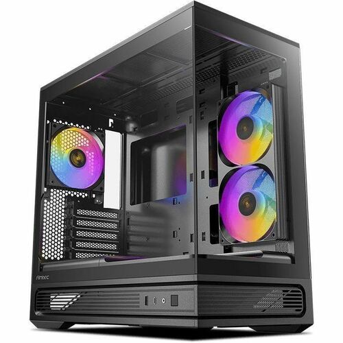 Boîtier d'ordinateur Antec Constellation - Noir - En verre trempé, Mesh, Acier, Plastique - 1 x 240mm, 1 x 120mm Fan(s) In